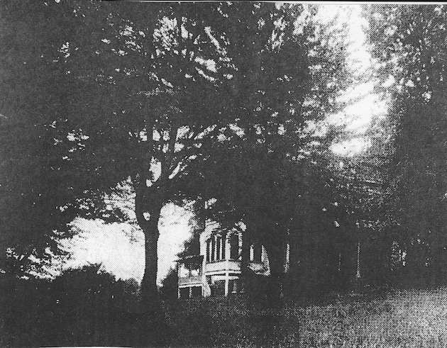After the Philip Levis farm was acquired by George and Charles Kengla, a Victorian country house replaced the earlier farm house. (Photo, Washington Times, January 5, 1935)